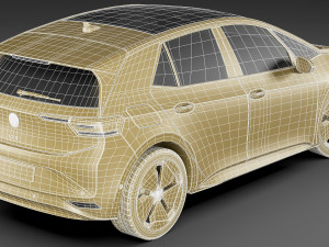 VW ID3 2024 3D Model