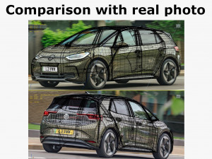 VW ID3 2024 3D Model