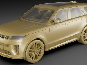 Land Rover Range Rover Sport SV 2024 Modelo 3D