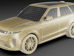 Land Rover Range Rover Sport SV 2024 Modelo 3D