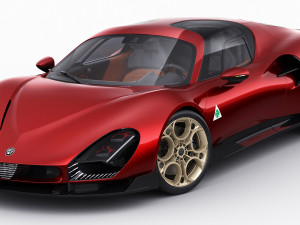 Alfa Romeo 33 Stradale 2024 Model 3D
