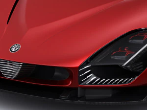 Alfa Romeo 33 Stradale 2024 3D Model