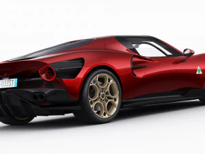 Alfa Romeo 33 Stradale 2024 3D Model
