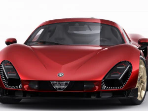 Alfa Romeo 33 Stradale 2024 3D Model