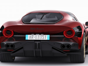 Alfa Romeo 33 Stradale 2024 Model 3D