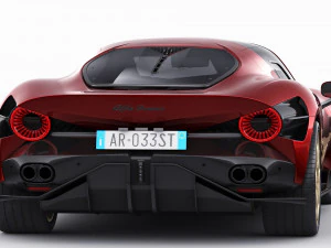 Alfa Romeo 33 Stradale 2024 3D Model