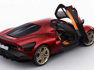 Alfa Romeo 33 Stradale 2024 3D Model