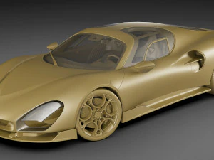 Alfa Romeo 33 Stradale 2024 3D Model