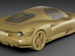Alfa Romeo 33 Stradale 2024 Model 3D