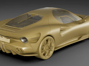 Alfa Romeo 33 Stradale 2024 3D Model