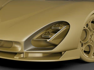 Alfa Romeo 33 Stradale 2024 3D Model
