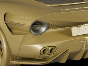 Alfa Romeo 33 Stradale 2024 3D Model