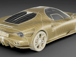 Alfa Romeo 33 Stradale 2024 3D Model
