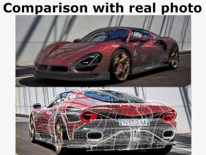 Alfa Romeo 33 Stradale 2024 3D Model