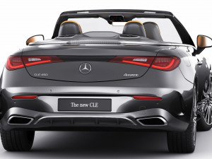 Mercedes-Benz CLE Cabriolet 2024 Model 3D