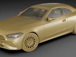 Mercedes-Benz CLE Cabriolet 2024 3D Model