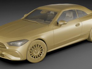 Mercedes-Benz CLE Cabriolet 2024 Model 3D