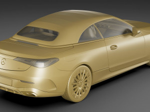 Mercedes-Benz CLE Cabriolet 2024 Model 3D