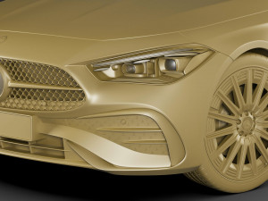 Mercedes-Benz CLE Cabriolet 2024 Model 3D