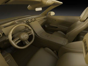 Mercedes-Benz CLE Cabriolet 2024 3D Model