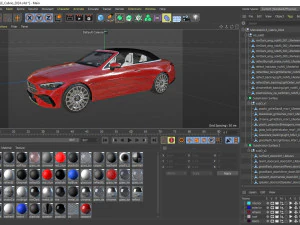 Mercedes-Benz CLE Cabriolet 2024 3D Model