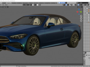 Mercedes-Benz CLE Cabriolet 2024 Model 3D