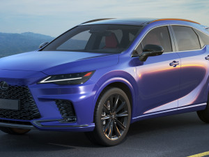 Lexus RX500 F-sport 2023 3D-Modell