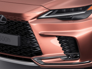 Lexus RX500 F-sport 2023 3D-Modell