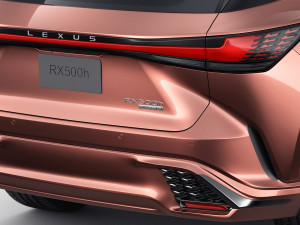 Lexus RX500 F-sport 2023 3D-Modell