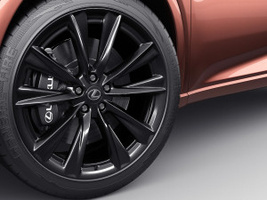 Lexus RX500 F-sport 2023 3D-Modell