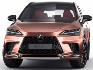 Lexus RX500 F-sport 2023 3D-Modell