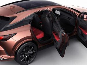 Lexus RX500 F-sport 2023 3D-Modell