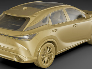 Lexus RX500 F-sport 2023 3D-Modell