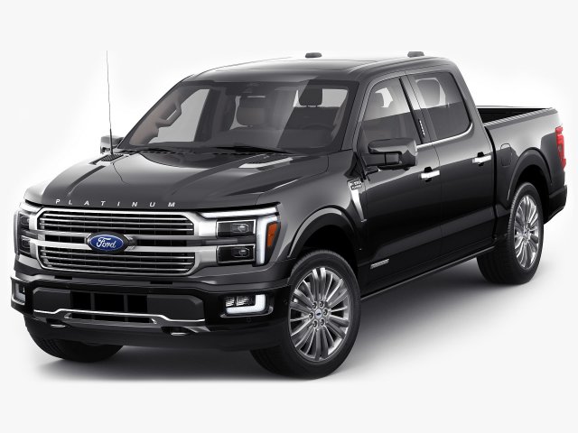 F-150 Pick-up Platinum 2024 3D 모델 .c4d .max .obj .3ds .fbx .stl .blend 