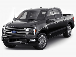 F-150 Pick-up Platinum 2024 3D Model