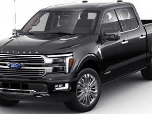 F-150 Pick-up Platinum 2024 3D 모델