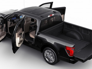 F-150 Pick-up Platinum 2024 3D 모델