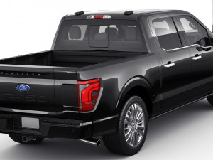 F-150 Pick-up Platinum 2024 3D 모델