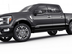 F-150 Pick-up Platinum 2024 3D 모델