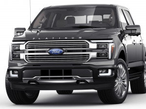 F-150 Pick-up Platinum 2024 3D 모델