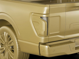 F-150 Pick-up Platinum 2024 3D 모델