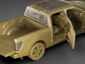 F-150 Pick-up Platinum 2024 3D 모델