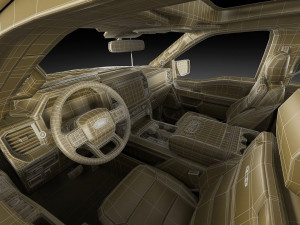 F-150 Pick-up Platinum 2024 3D 모델