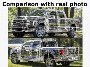 F-150 Pick-up Platinum 2024 3D 모델
