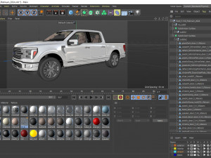 F-150 Pick-up Platinum 2024 3D 모델