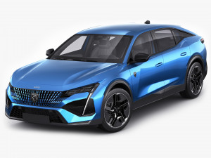 Peugeot 408 2023 3D Model