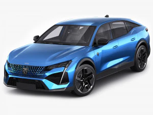 Peugeot 408 2023 Modelo 3D