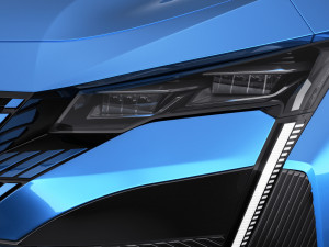 Peugeot 408 2023 3D Model