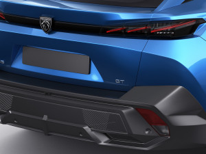 Peugeot 408 2023 3D Model