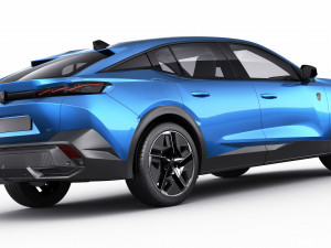 Peugeot 408 2023 3D Model